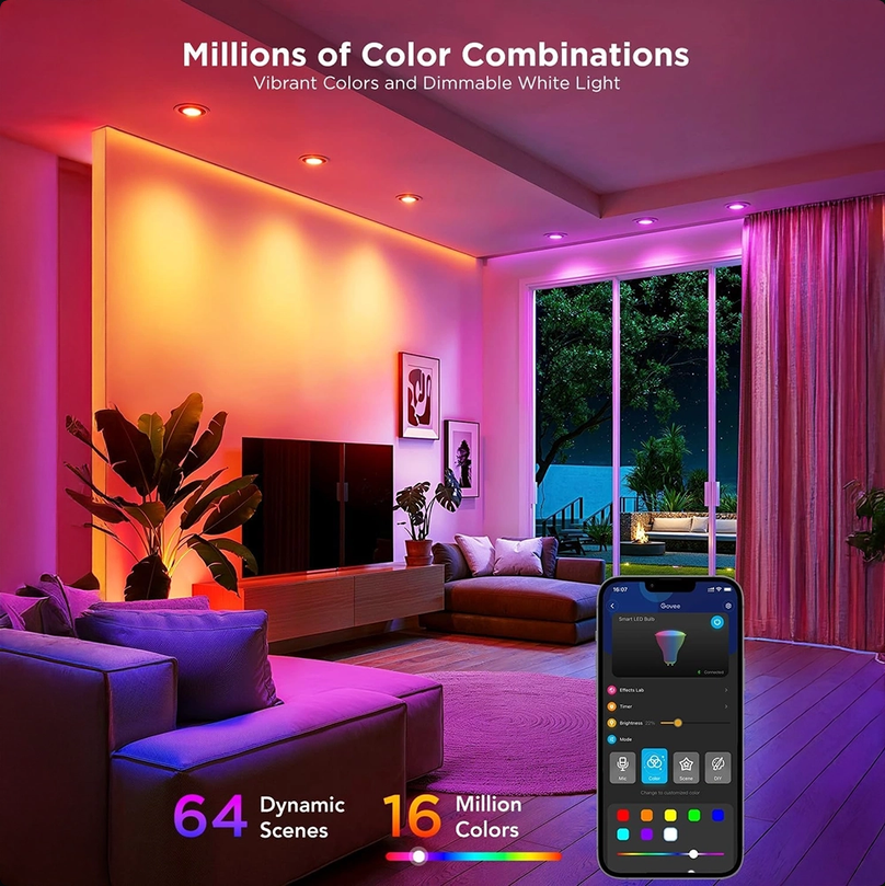 Govee GU10 Smart LED Bulb | 2 Pack